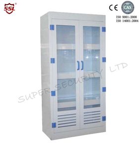SSLSAFES | Polipropilen Saklama Dolapları
 | Laboratory Medicine Medical Storage Cabinet with Double Glass Door PPM512045G
