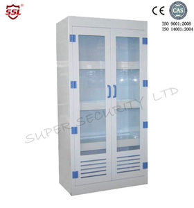 SSLSAFES | Polipropilen Saklama Dolapları
 | Laboratory Medicine Medical Storage Cabinet with Double Glass Door PPM512045G - 1