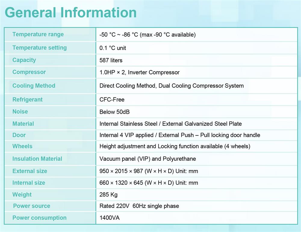 GMS | -86 °C Derin Dondurucular | GMS_ULT-587 -86 C Ultra Freezer - 1