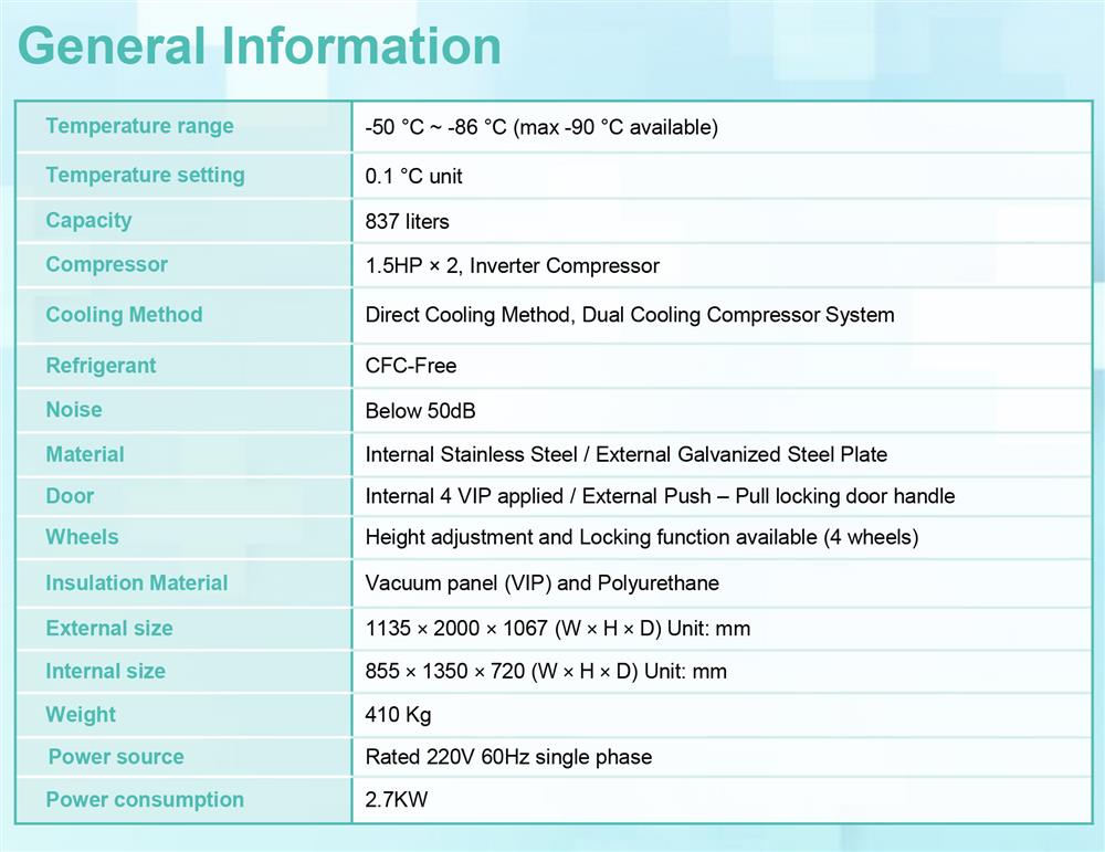 GMS | -86 °C Derin Dondurucular | GMS_ULT-837 -86 C Ultra Freezer - 1