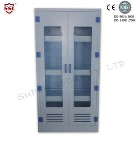 SSLSAFES | Polipropilen Saklama Dolapları
 | 250Liter Chemical Medical Storage Cabinet Units with 3 Adjustable Shelves PPM509045