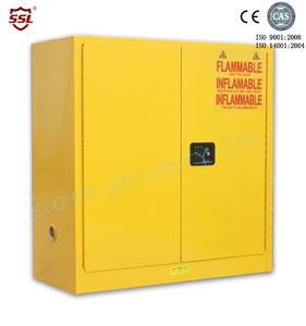 SSLSAFES | Kimyasal Depolama Kabinleri
 | Lab Safety Flammable Storage Cabinet With New Paddle Lock Liquid-tight Containment Sump