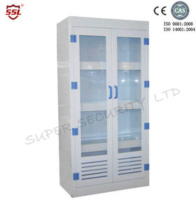 SSLSAFES | Polipropilen Saklama Dolapları
 | Laboratory Medicine Medical Storage Cabinet with Double Glass Door PPM512045G