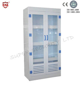 SSLSAFES | Polipropilen Saklama Dolapları
 | Laboratory Medicine Medical Storage Cabinet with Double Glass Door PPM512045G