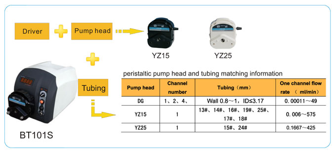 LEAD FLUID | Temel Hız - Değişken Peristaltik Pompa | BT101S Basic Speed - 1