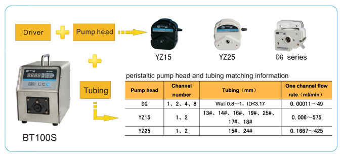LEAD FLUID | Temel Hız - Değişken Peristaltik Pompa | BT100S Basic Speed - 1
