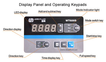 LEAD FLUID | Temel Hız - Değişken Peristaltik Pompa | WT600S Basic Speed - 1